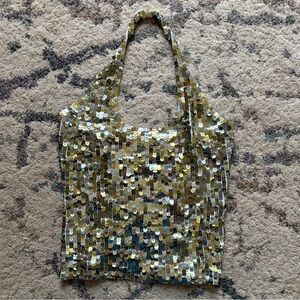 Vintage Sequin Smart Set Halter Top